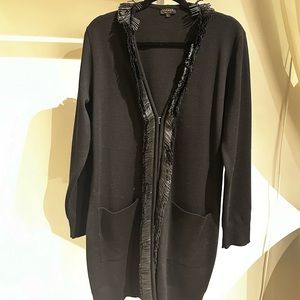 Escada Fringe Cardigan